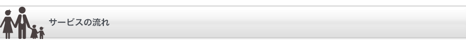 サービスの流れ
